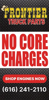 Frontier Truck no core charge ad