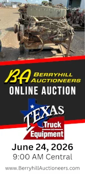 TEXAS TRUCK & EQUIPMENT Auction Ad