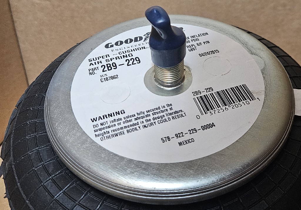 New OEM Goodyear air spring 2B9-229 | eBay