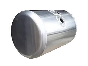 heavy truck fuel tank stock image